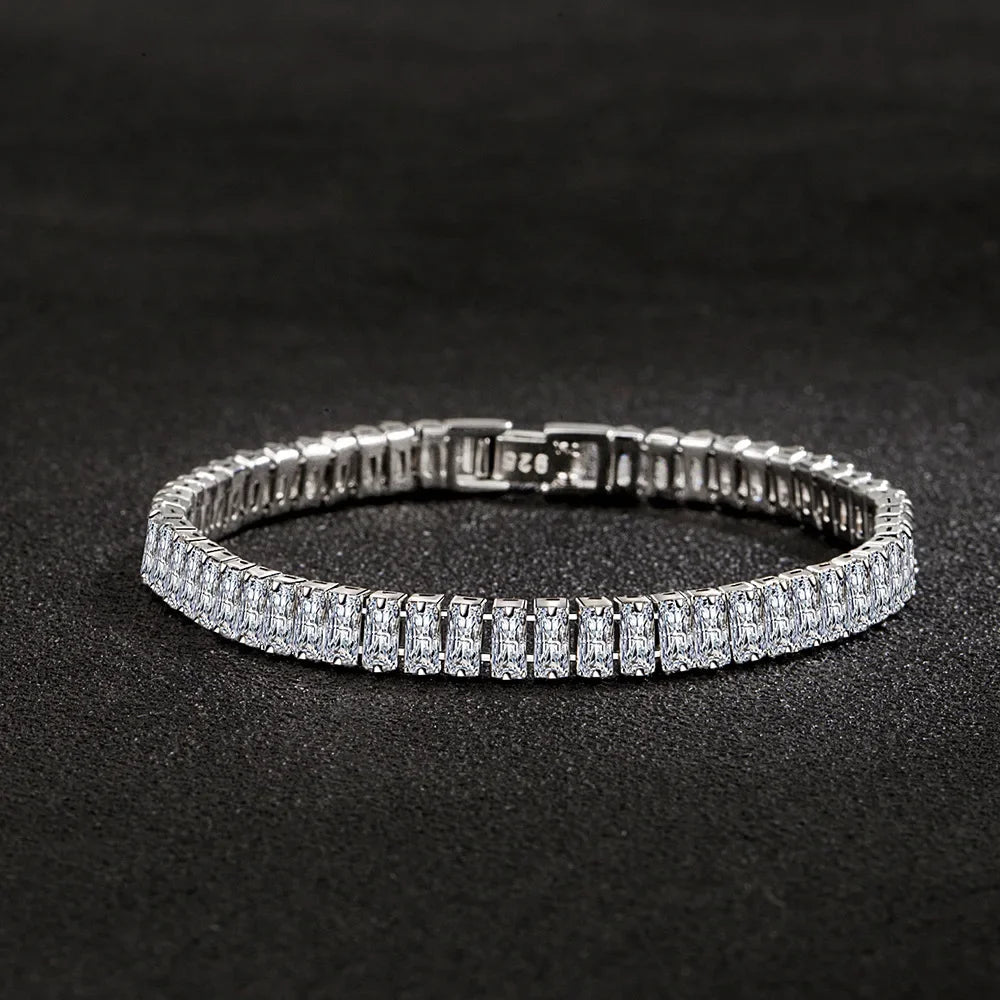 Zircon Crystal Bracelet – 925 Sterling Silver by ZEB Jewelry – view 2