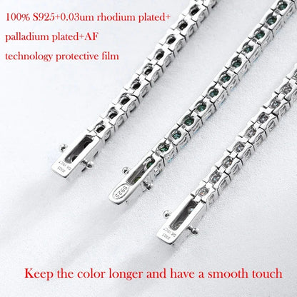 Moissanite Tennis Bracelet – 925 Sterling Silver by ZEB Jewelry – view 3