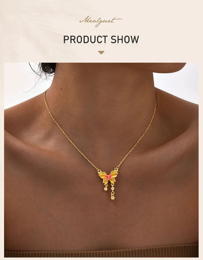 Pearl Shell & Starfish Charm Necklace – 18K Gold-Plated by ZEB Jewelry – view 9