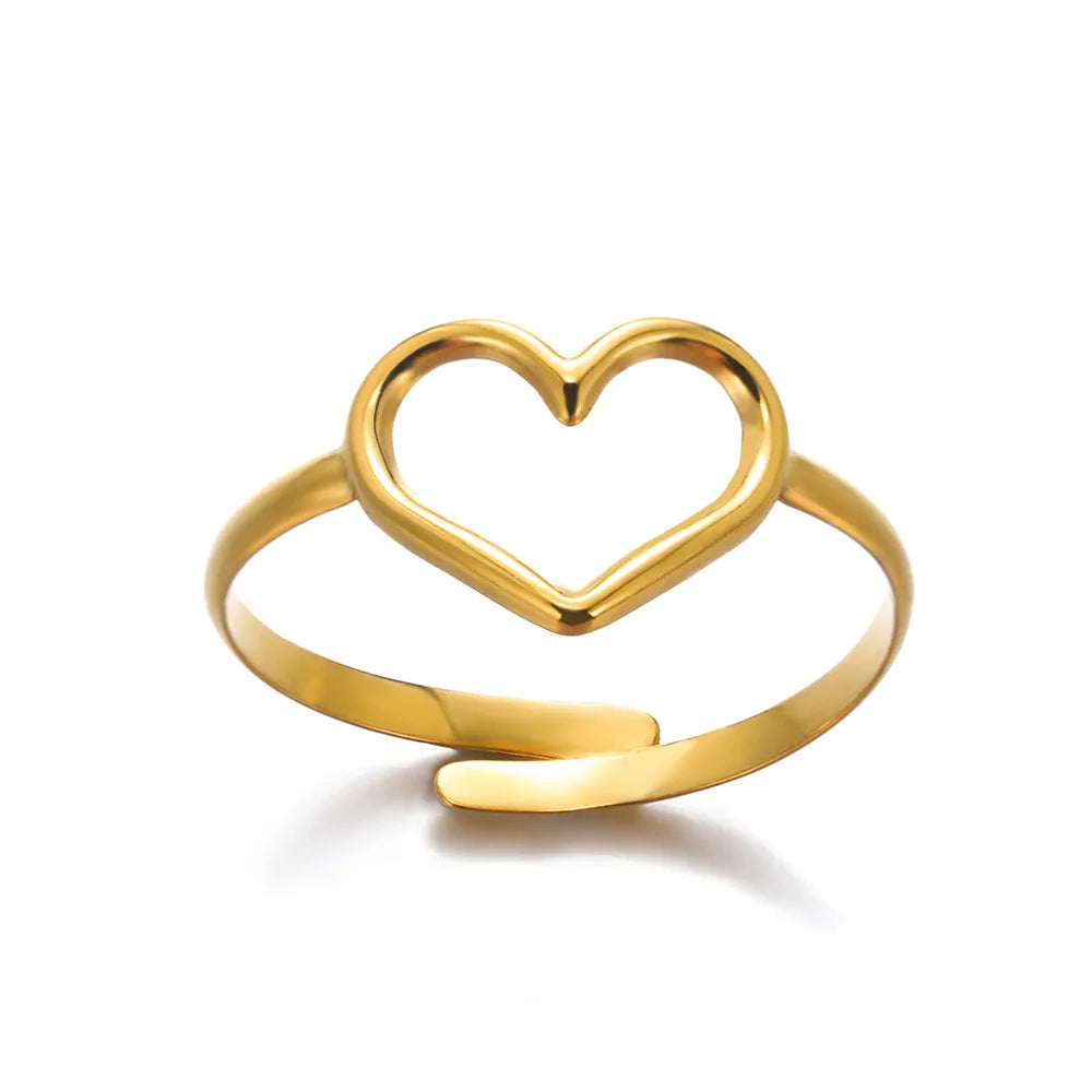 Stackable Zircon Heart Ring Set by ZEB Jewelry – view 27