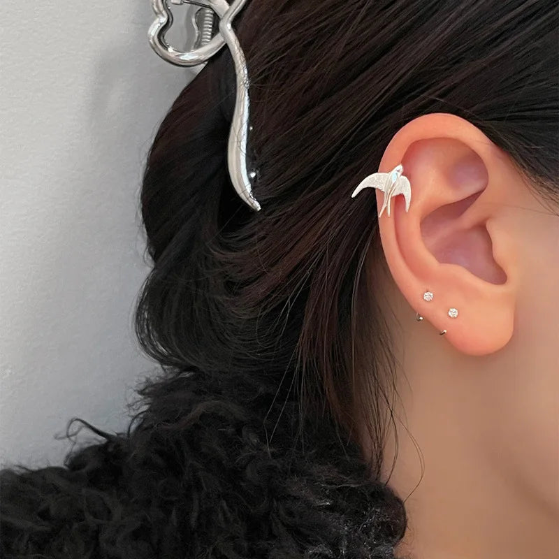 Zircon Star Tassel Clip Earrings by ZEB Jewelry – view 11