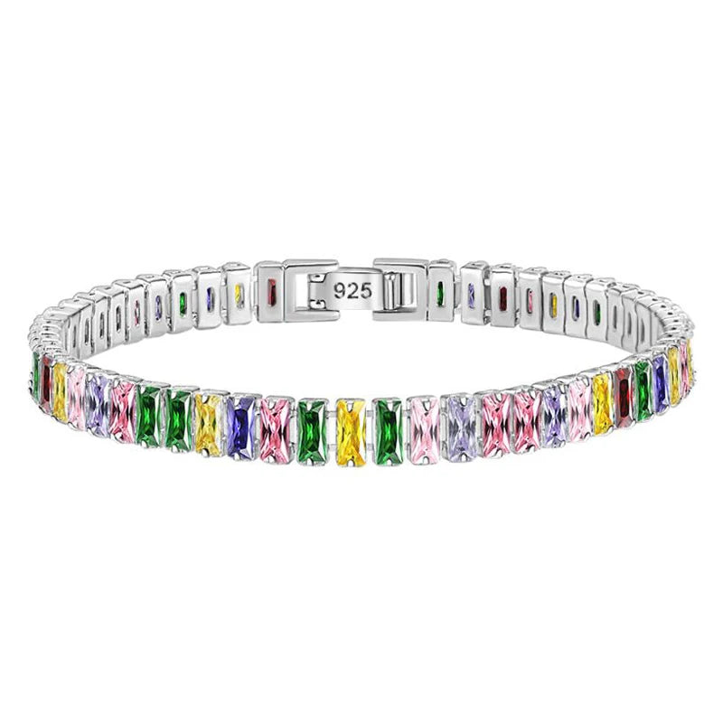 Black Zircon Tennis Bracelet – 925 Sterling Silver by ZEB Jewelry – view 23