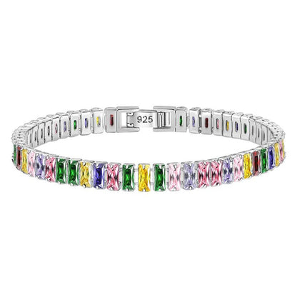 Black Zircon Tennis Bracelet – 925 Sterling Silver by ZEB Jewelry – view 23