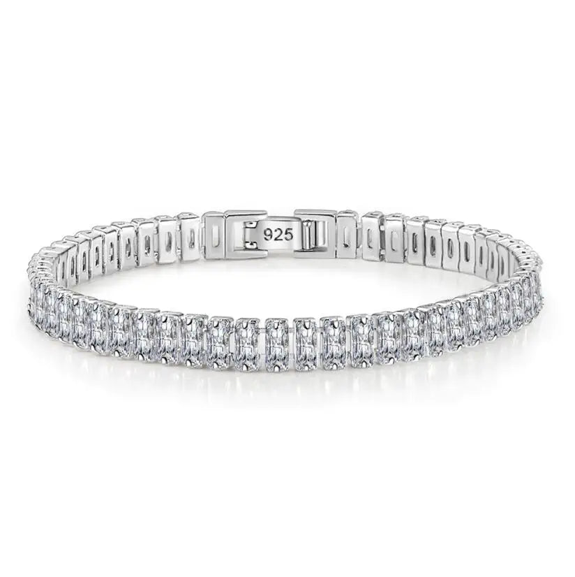 Black Zircon Tennis Bracelet – 925 Sterling Silver by ZEB Jewelry – view 17