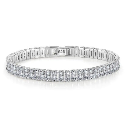 Black Zircon Tennis Bracelet – 925 Sterling Silver by ZEB Jewelry – view 17