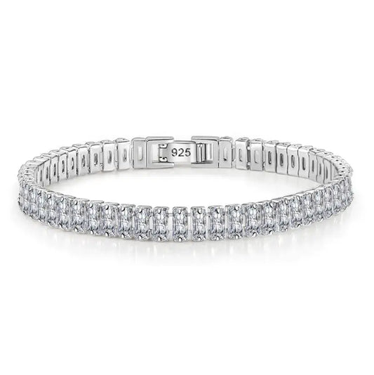 Black Zircon Tennis Bracelet – 925 Sterling Silver by ZEB Jewelry – view 17
