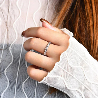 Zircon Buckle Ring by ZEB Jewelry – view 2