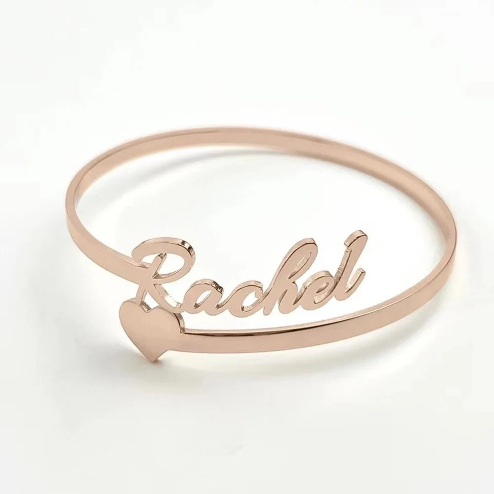 Personalized Heart Name Ring – Stainless Steel by ZEB Jewelry – view 6