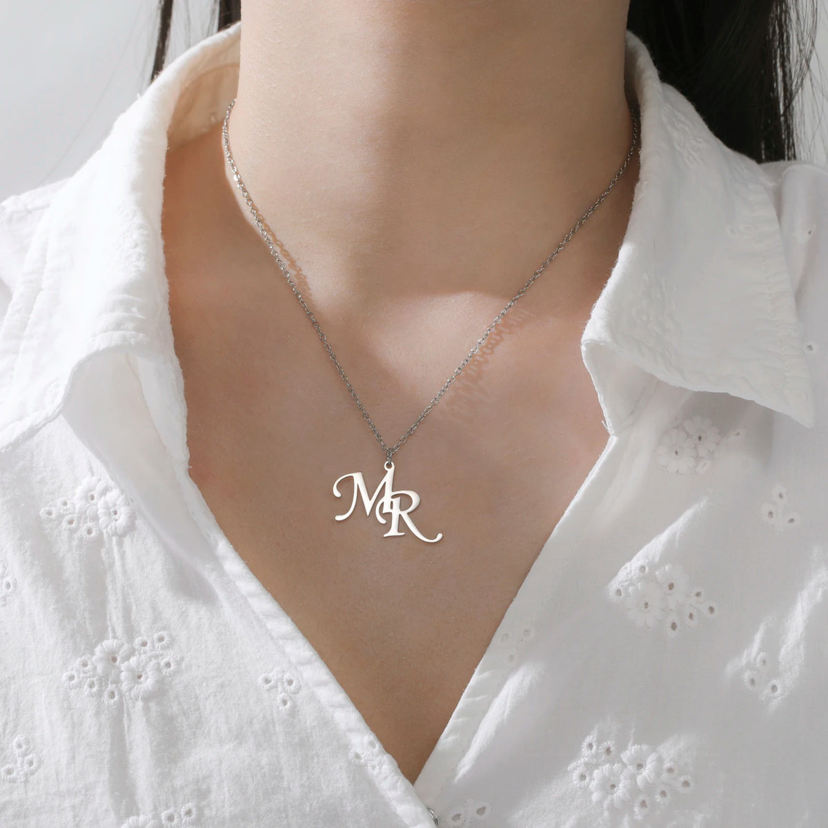 Personalized Name Necklace – Stainless Steel by ZEB Jewelry – view 3