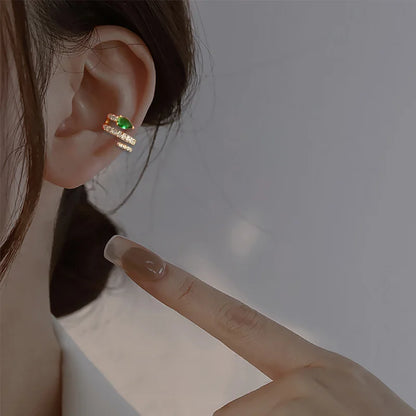 Zircon Star Tassel Clip Earrings by ZEB Jewelry – view 17
