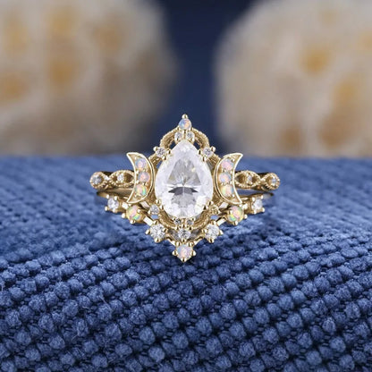 Star & Moon Zircon Ring by ZEB Jewelry – view 5