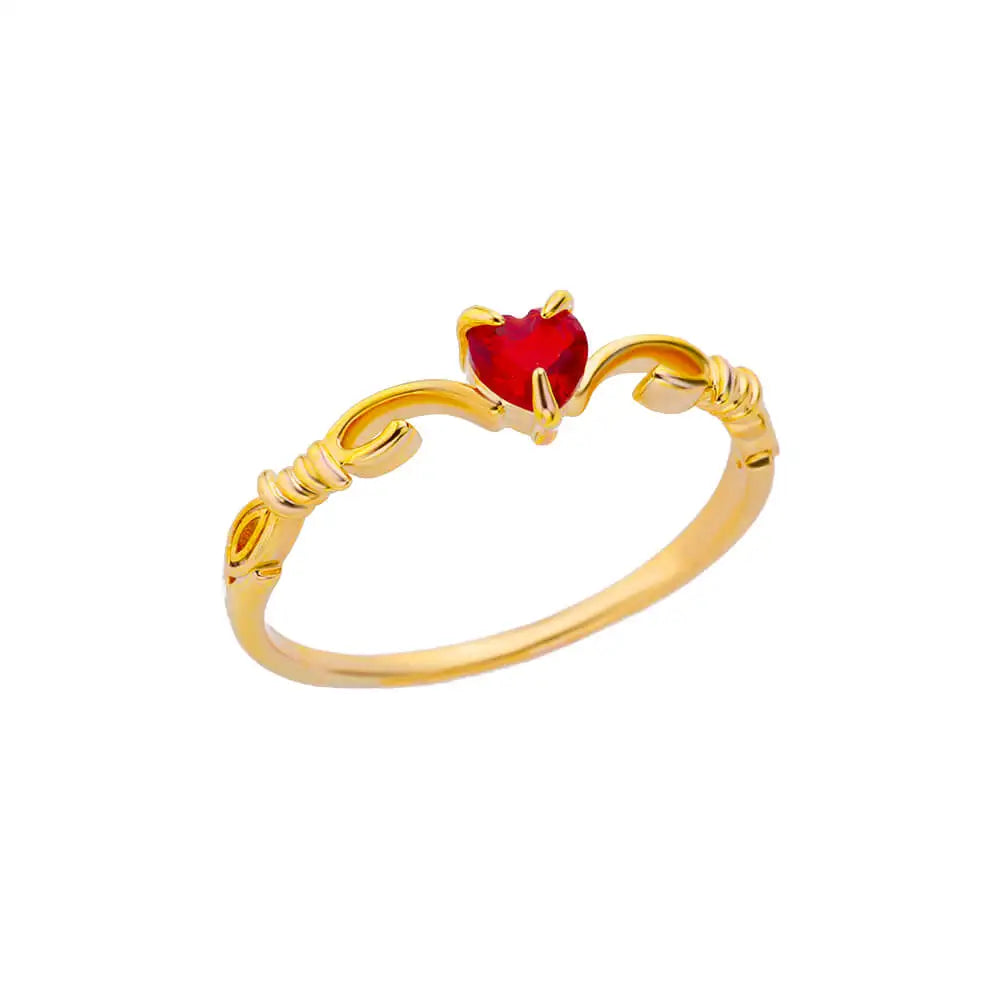 Stackable Zircon Heart Ring Set by ZEB Jewelry – view 35