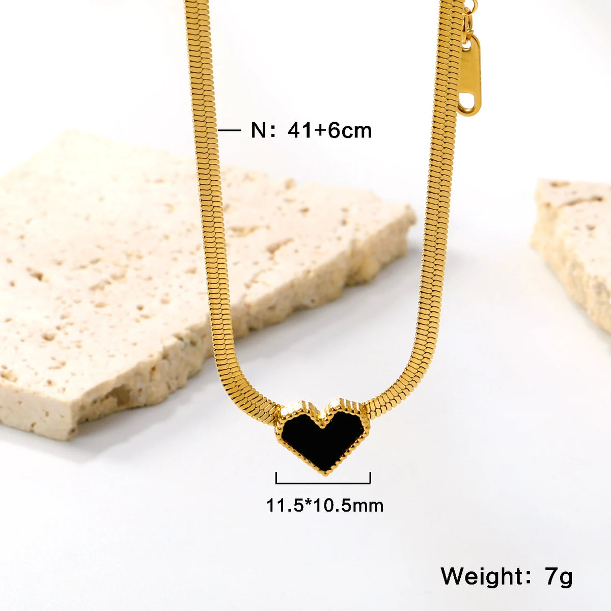Cubic Zirconia Necklace – Stainless Steel by ZEB Jewelry – view 21