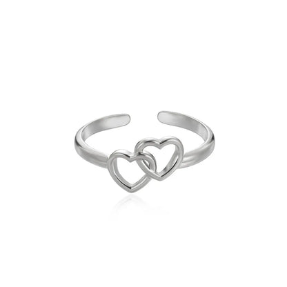 Stackable Zircon Heart Ring Set by ZEB Jewelry – view 36