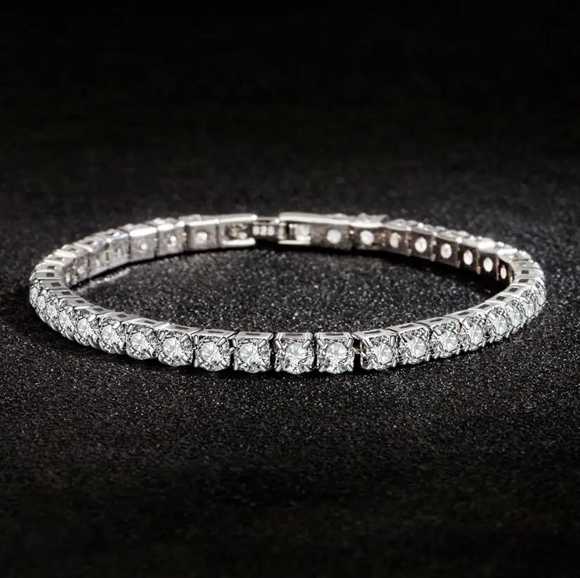 Moissanite Bracelet – 925 Sterling Silver by ZEB Jewelry – view 7
