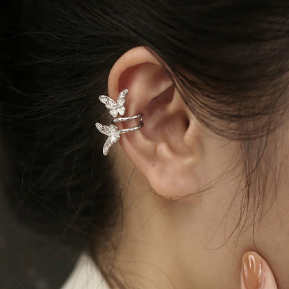 Zircon Star Tassel Clip Earrings by ZEB Jewelry – view 29