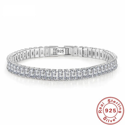 Zircon Crystal Bracelet – 925 Sterling Silver by ZEB Jewelry – view 1