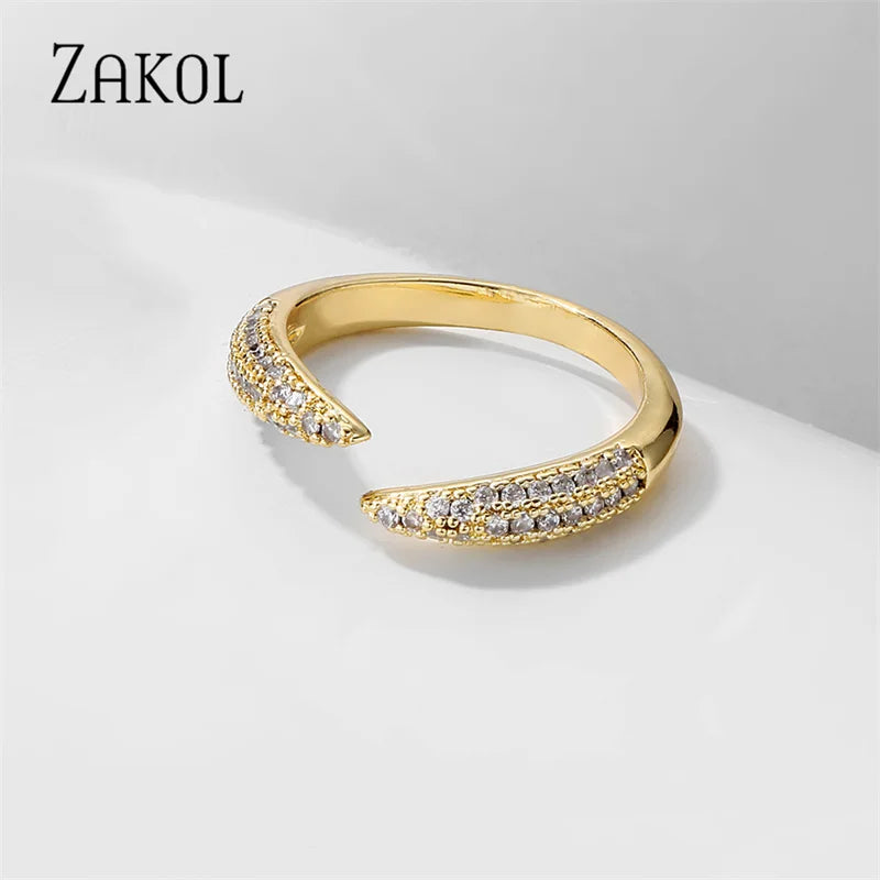Waterdrop Zircon Statement Ring by ZEB Jewelry – view 23