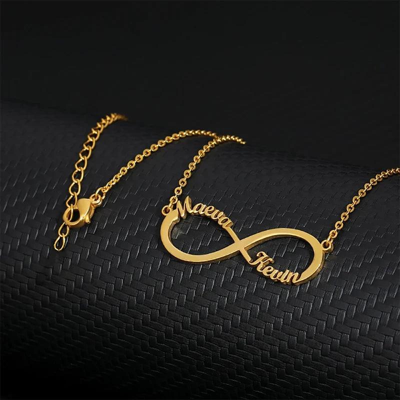 Personalized Infinity Two Name Necklace by ZEB Jewelry – view 4