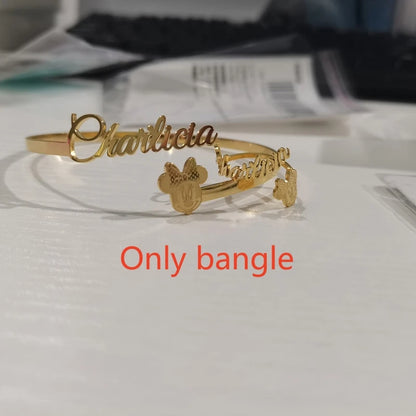 Personalized Heart Name Bracelet – Stainless Steel by ZEB Jewelry – view 10