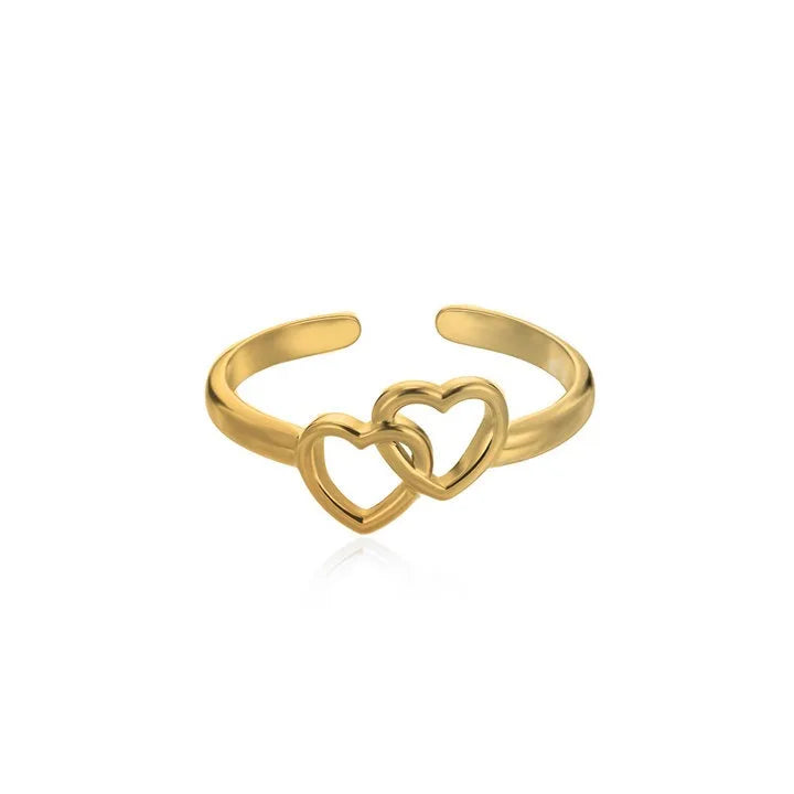 Stackable Zircon Heart Ring Set by ZEB Jewelry – view 31