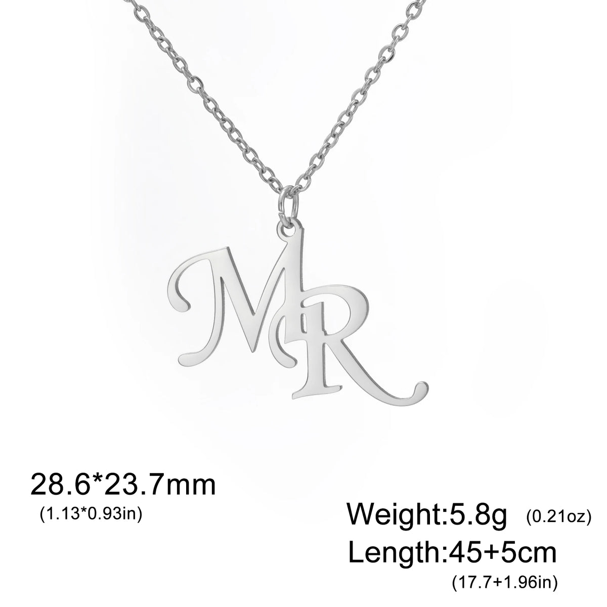 Personalized Name Necklace – Stainless Steel by ZEB Jewelry – view 6
