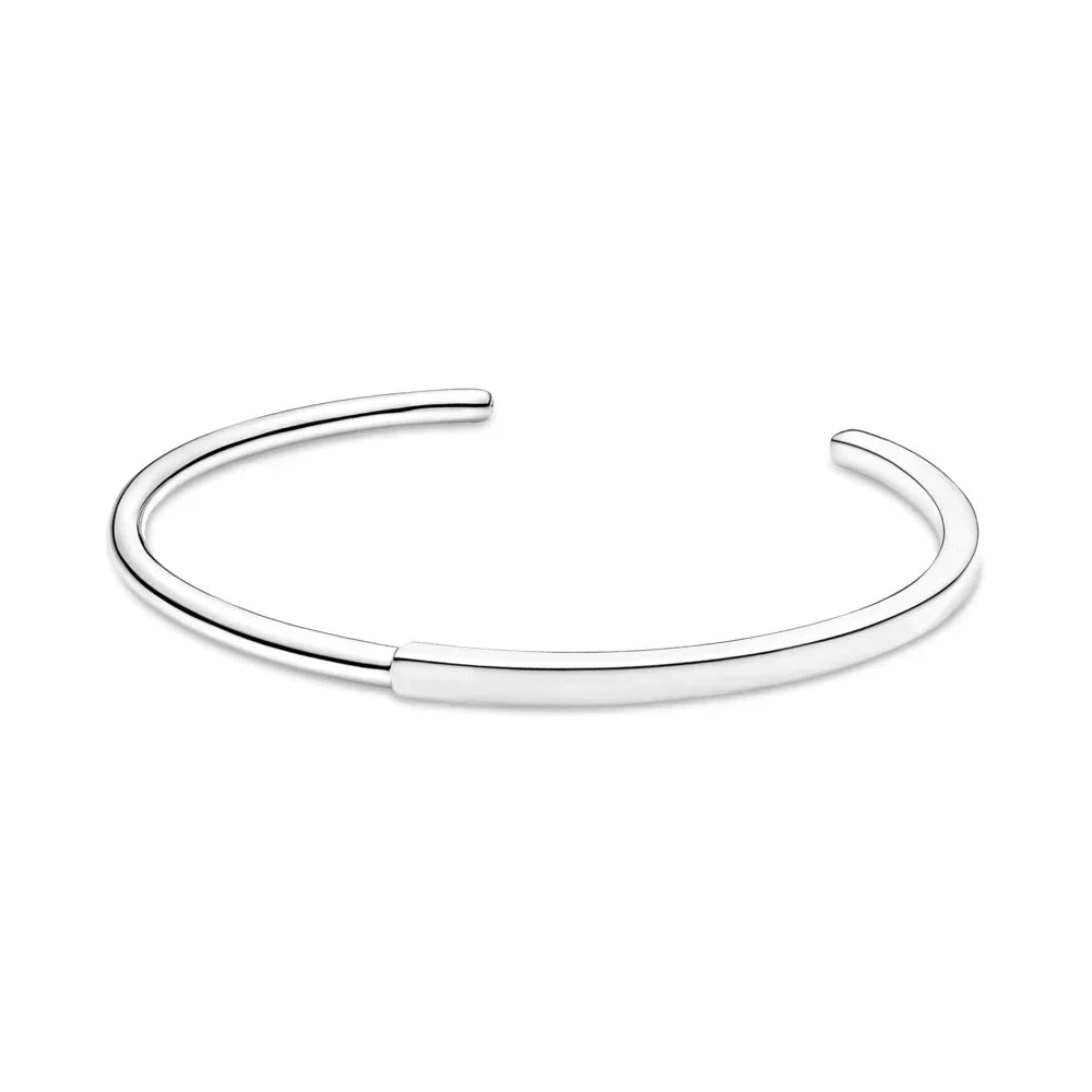 Zircon ID Bangle – 925 Sterling Silver by ZEB Jewelry – view 3