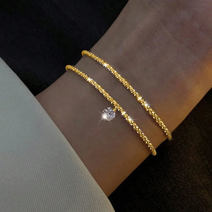 Two-Piece Gold & Silver-Tone Bracelet Set by ZEB Jewelry – view 2