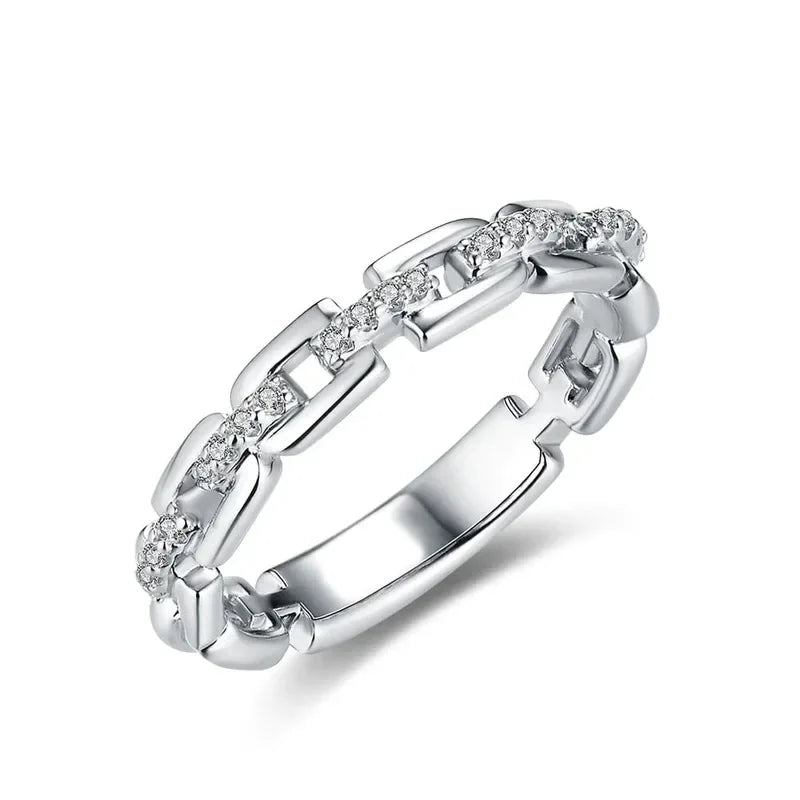 Zircon Buckle Ring by ZEB Jewelry – view 1