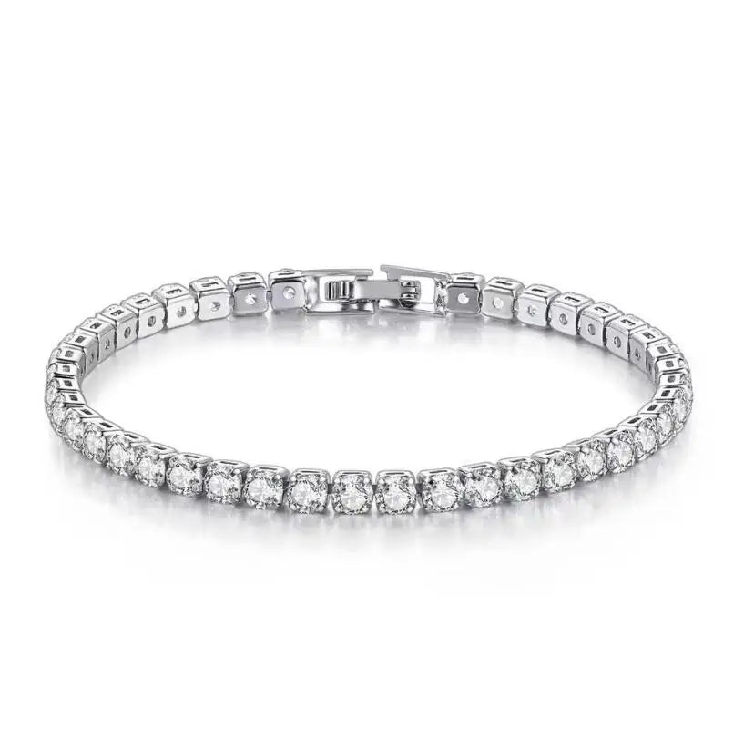 Black Zircon Tennis Bracelet – 925 Sterling Silver by ZEB Jewelry – view 22