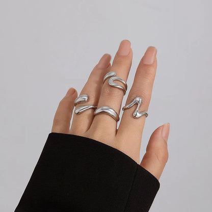 Irregular Geometric Statement Ring by ZEB Jewelry – view 8