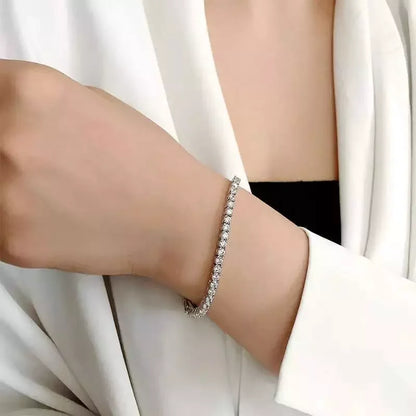 3mm Moissanite Tennis Bracelet by ZEB Jewelry – view 5