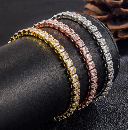 Black Zircon Tennis Bracelet – 925 Sterling Silver by ZEB Jewelry – view 10