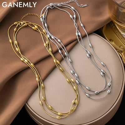 Multi Layer Stainless Steel Necklace