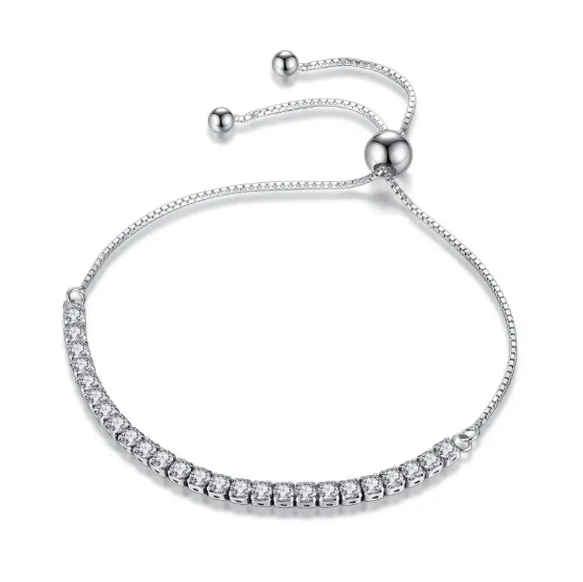 Black Zircon Tennis Bracelet – 925 Sterling Silver by ZEB Jewelry – view 19