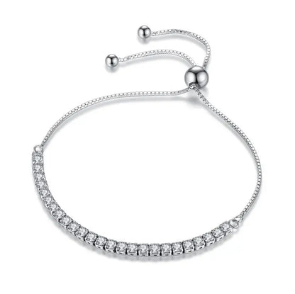 Black Zircon Tennis Bracelet – 925 Sterling Silver by ZEB Jewelry – view 19