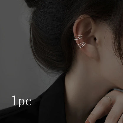 Zircon Star Tassel Clip Earrings by ZEB Jewelry – view 24