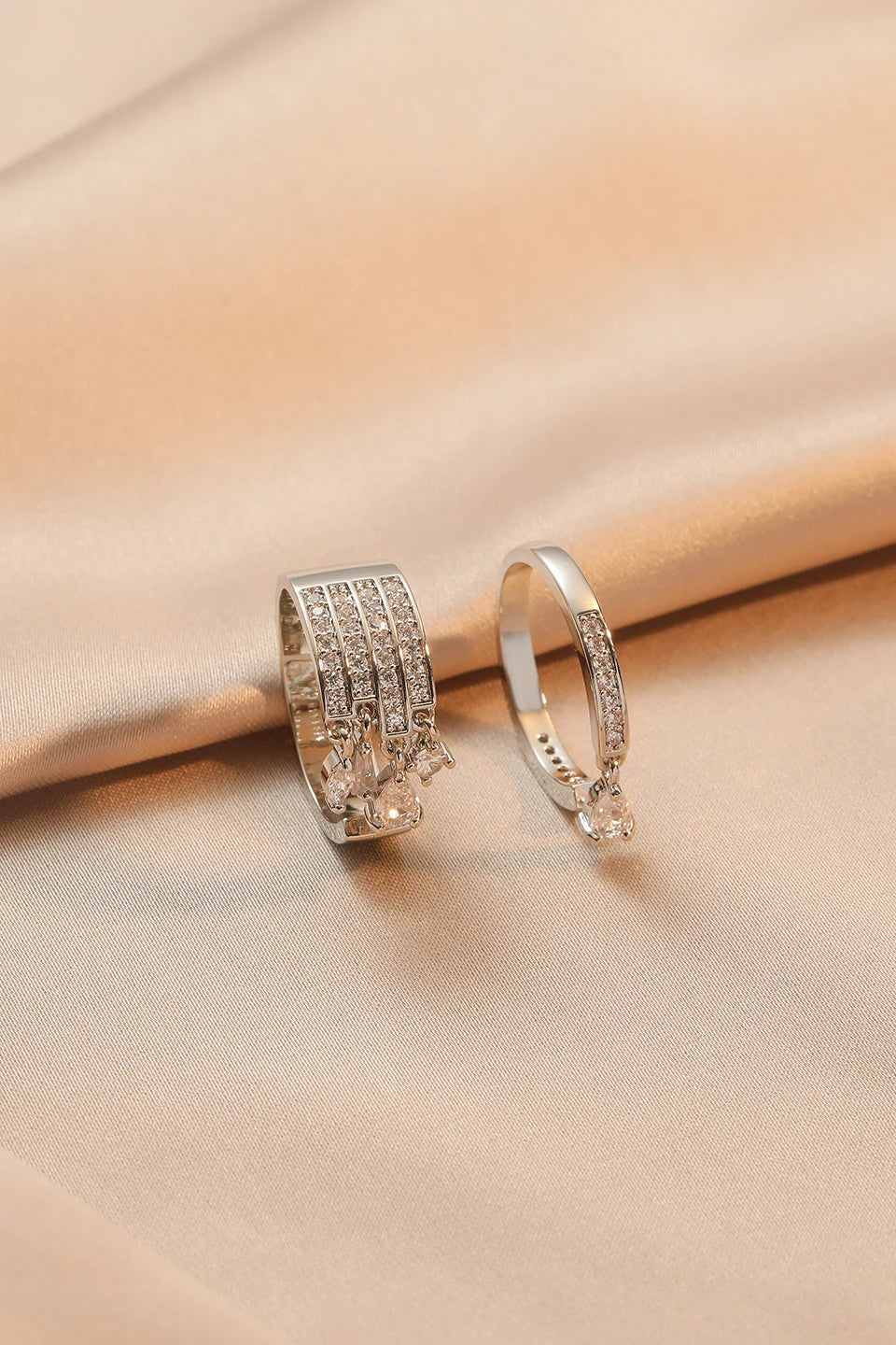 Waterdrop Zircon Statement Ring by ZEB Jewelry – view 8