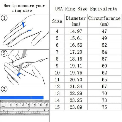 Princess Cut Zircon Ring Set by ZEB Jewelry – view 3