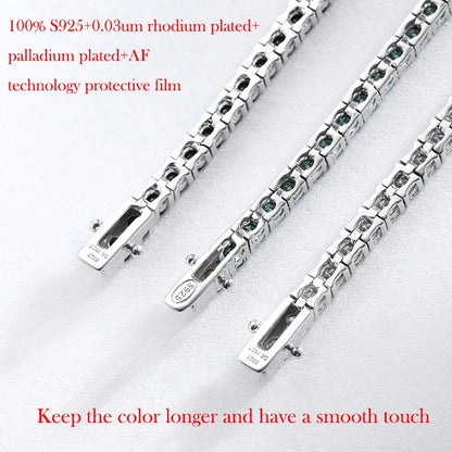 Moissanite Tennis Bracelet – 925 Sterling Silver by ZEB Jewelry – view 13