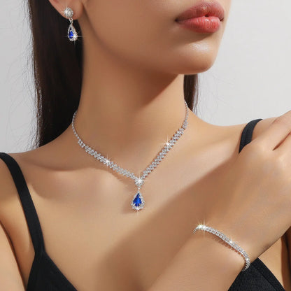 Bridal Three-Piece Jewelry Set by ZEB Jewelry – view 6