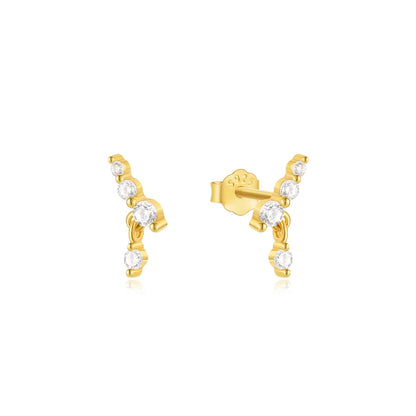 Horse Eye Zircon Stud Earrings – 925 Sterling Silver by ZEB Jewelry – view 40