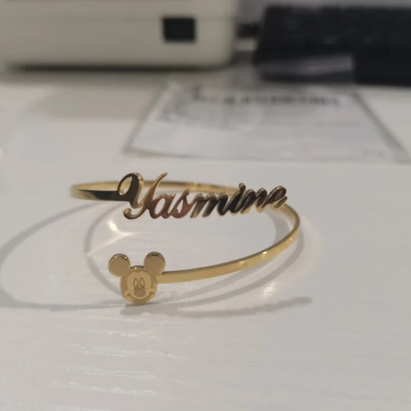 Personalized Heart Name Bracelet – Stainless Steel by ZEB Jewelry – view 13