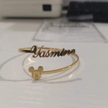 Personalized Heart Name Bracelet – Stainless Steel by ZEB Jewelry – view 13