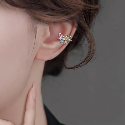 Zircon Star Tassel Clip Earrings by ZEB Jewelry – view 28