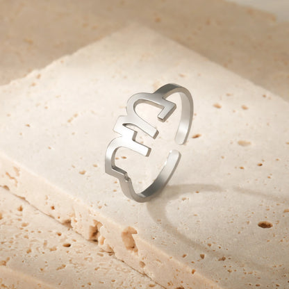 Personalized Name Ring – Stainless Steel by ZEB Jewelry – view 12