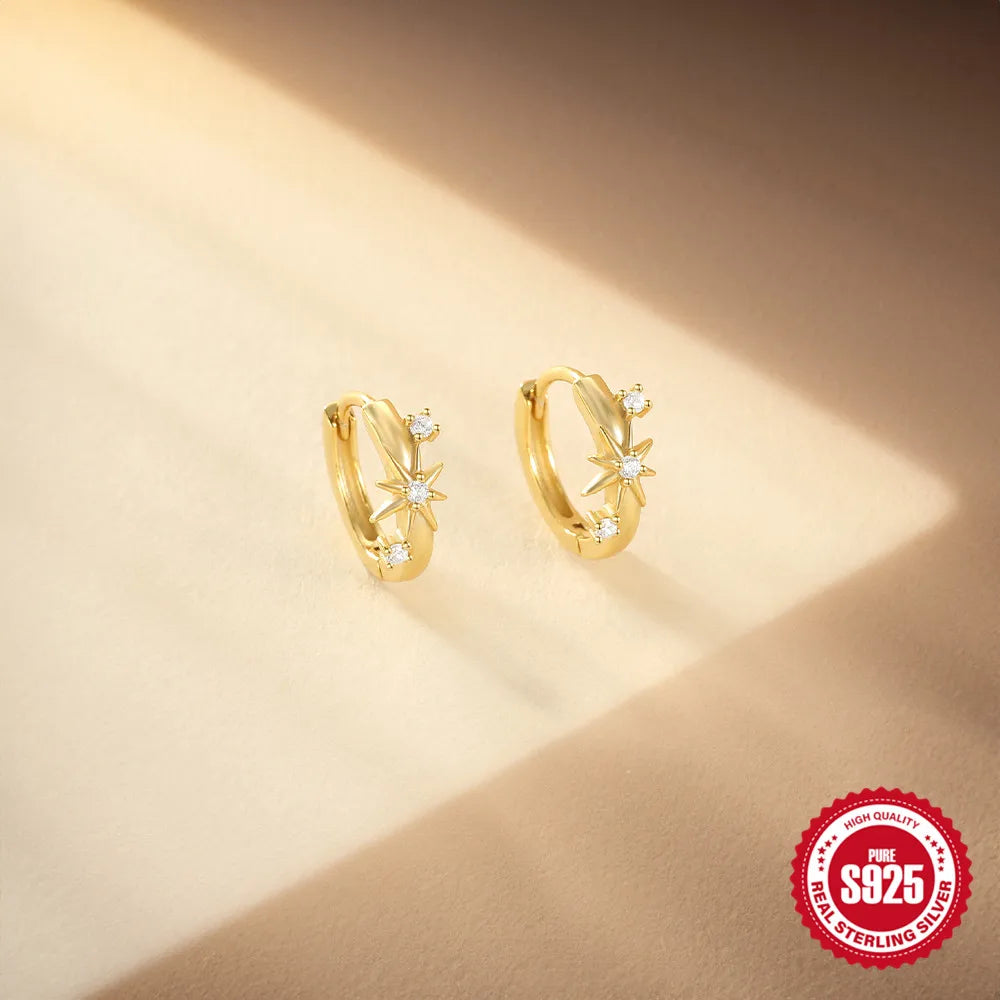 Horse Eye Zircon Stud Earrings – 925 Sterling Silver by ZEB Jewelry – view 10