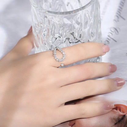 VVS1 Moissanite Ring – 925 Sterling Silver by ZEB Jewelry – view 4