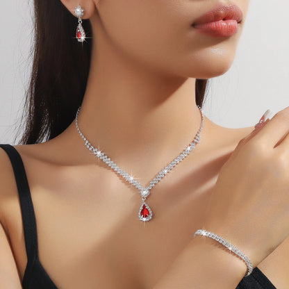 Bridal Three-Piece Jewelry Set by ZEB Jewelry – view 4