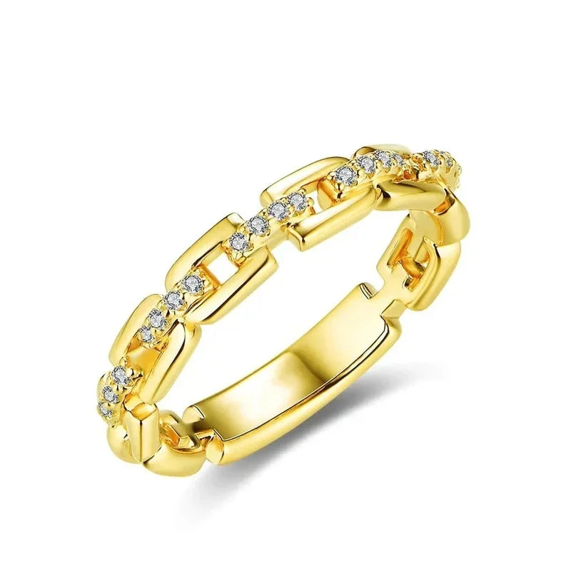 Zircon Buckle Ring by ZEB Jewelry – view 6